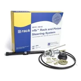 Single Cable No-Feedback Rack & Pinion Steering Kit, 18 foot | Dometic SS15118 Sale