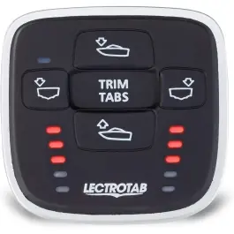Last Chance Trim Tab Manual Leveling Control with LED Tab Positioning Indicator| LECTROTAB MLC-1