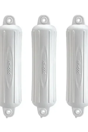 Attwood 3 Pack Boat Fenders White Direct From Factory