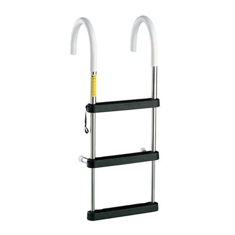 Garelick Telescoping Stainless Steel Gunwale Ladder - 11" Hook Free Shipping