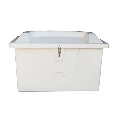 Taylor Made 46" Wide Top Seat Fiberglass Dock Box Free Returns