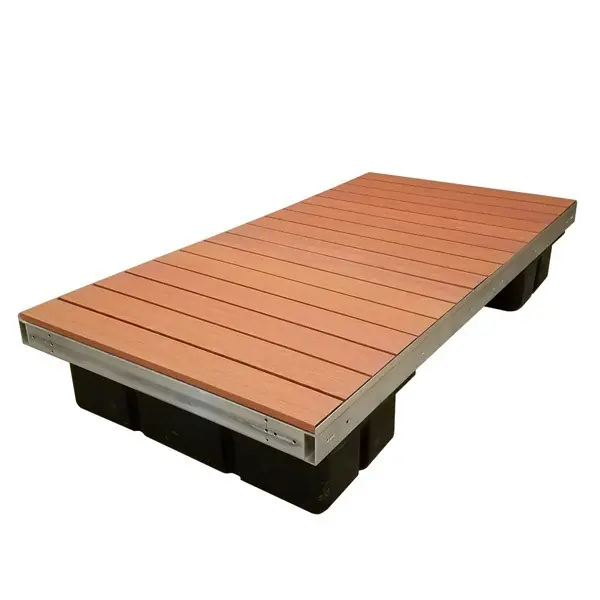 Patriot Docks Floating Platform w/ Brown Aluminum Decking Final Sale