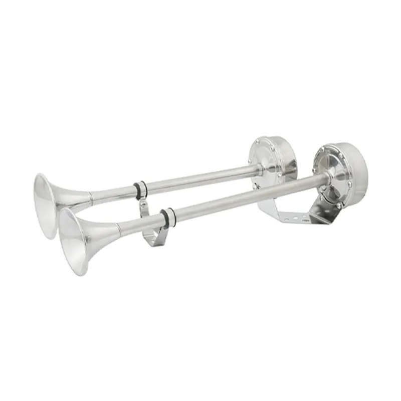 Stainless Steel Dual Trumpet Electric Boat Horn New Arrival