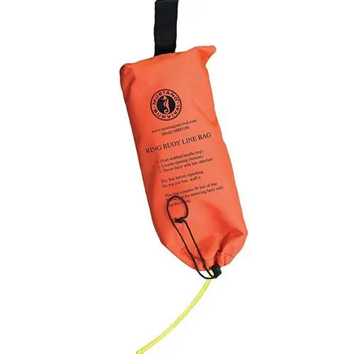 Mustang 90 Ring Buoy Line w/Throw Bag Fan Favorite