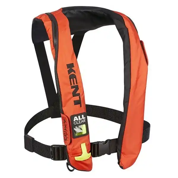 Kent A/M-33 Orange Auto/Manual Inflatable Life Vest Fresh Stock