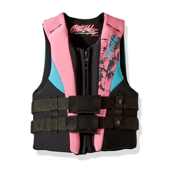 O'Neill Youth Reactor Turquoise Life Jacket Free Shipping