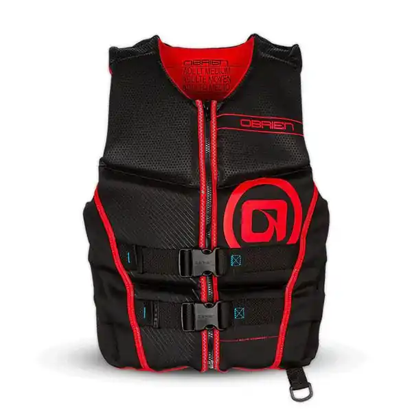 O'Brien Men's Black/Red V-Back Life Jacket Original