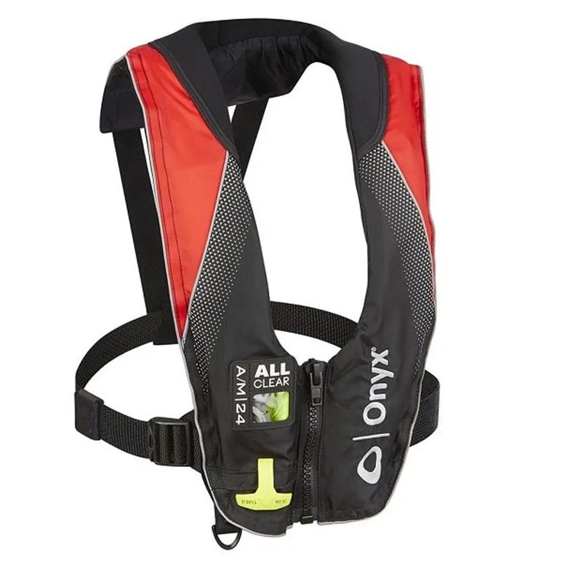 Best Choice Onyx A/M-24 All Clear Auto/Manual Inflatable Red Life Vest