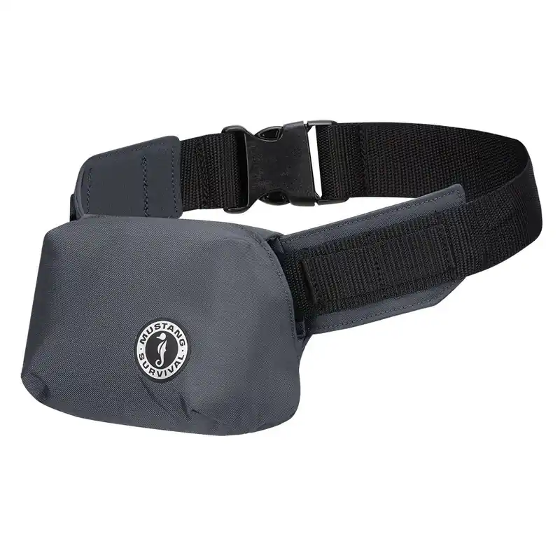 Trusted Brand Mustang MD3070-191-0-202 Minimalist Manual Inflatable Belt Pack - Admiral Grey