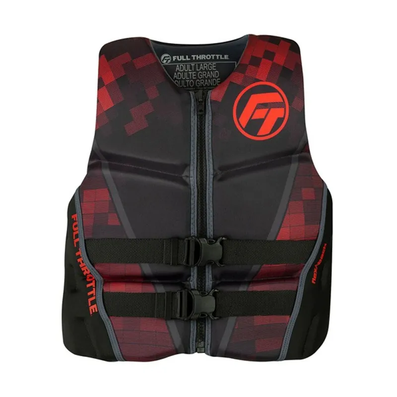 Modern Full Throttle Rapid-Dry Flex-Back Red Men's Life Jacket