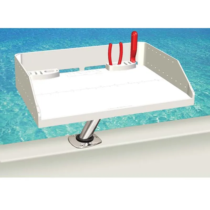 Affordable Tournament Series Bait & Filet Table w/ "LeveLock" Rod Holder Mount