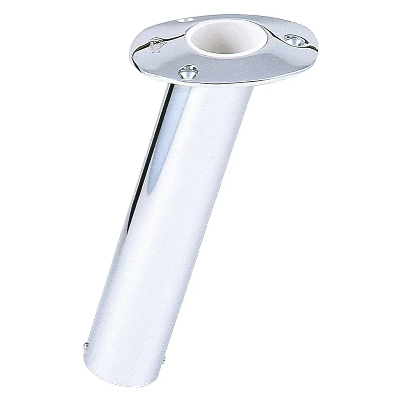 Lee's RH529HS 15 Degree Stainless Steel Flush Mount Rod Holder - 2" O.D. Genuine