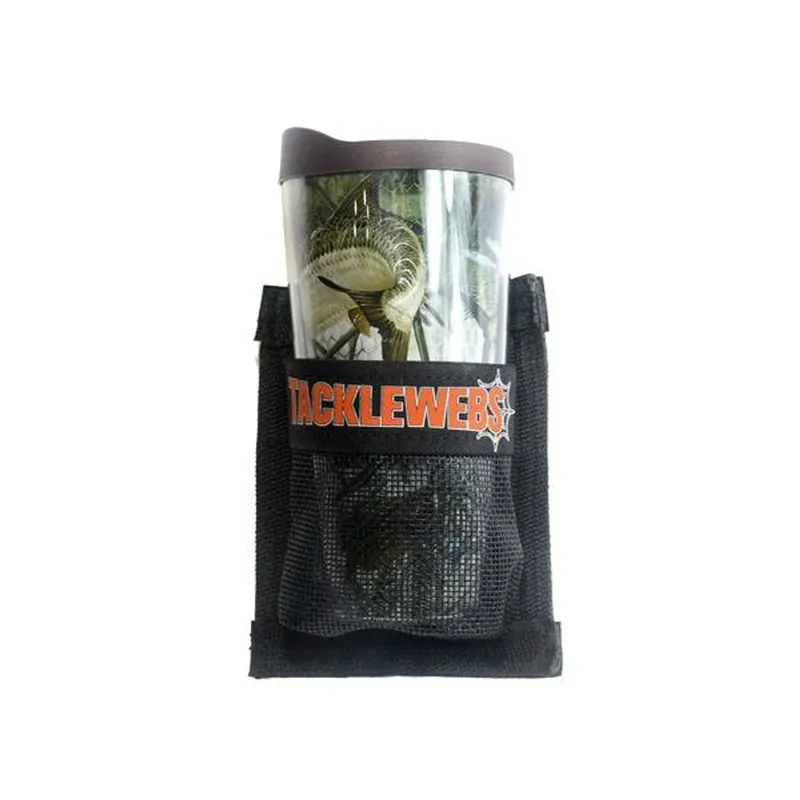 Super Sale TackleWebs Hook & Loop Black Adhesive Cup Holder