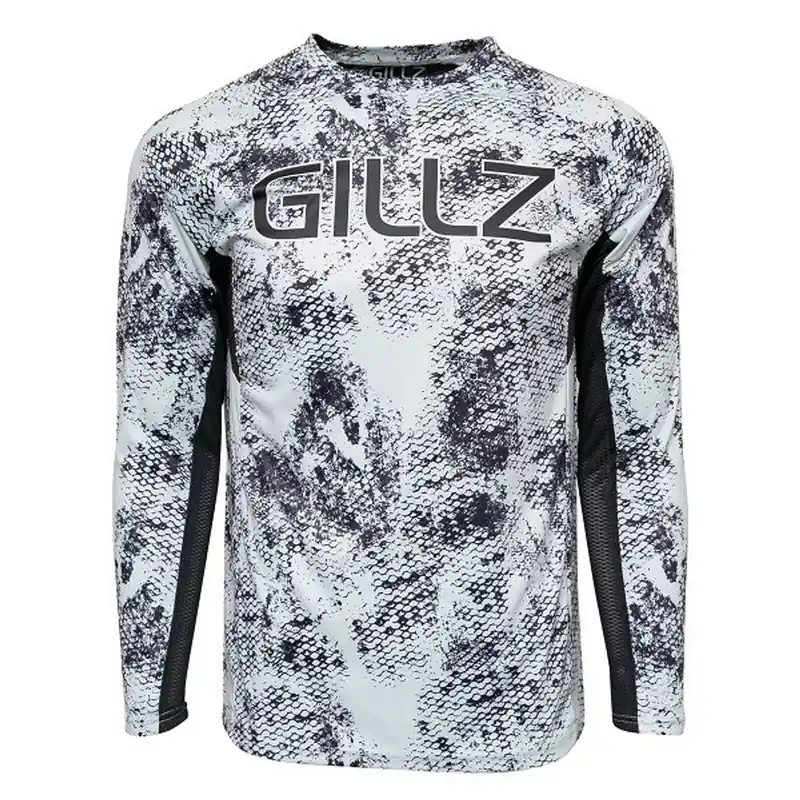 Gillz Men's Long Sleeve Tournament Shirt - Grunge Scale Trending