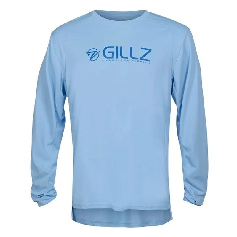 Premium Gillz Pro Series Men's Long Sleeve Shirt - Powder Blue