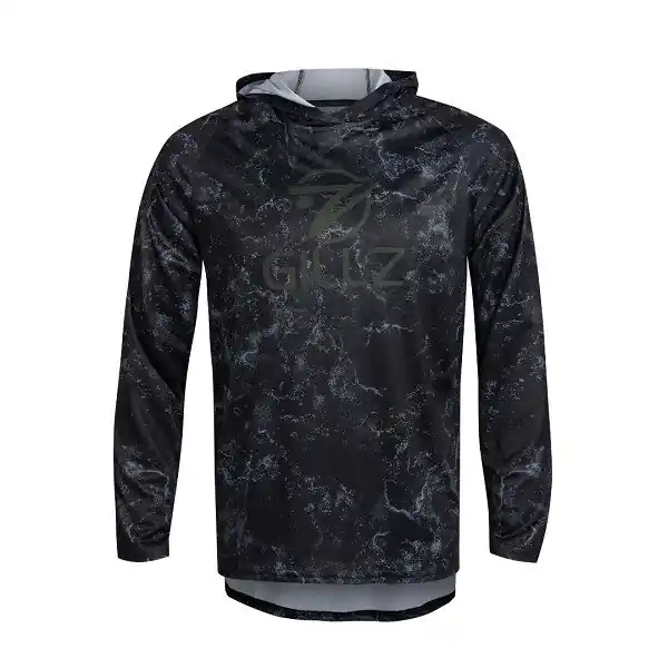 Gillz Men's Contender Burnt UV Hoodie - Jet Set Free Delivery