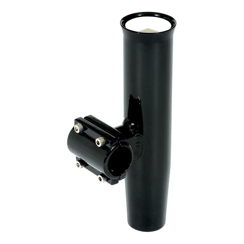 Lee's RA5201BK Clamp-On Rod Holder-Black Aluminum-Horizontal Mount Brand New