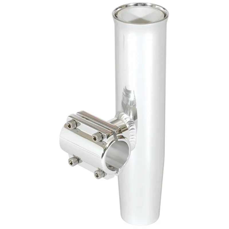 Fast Shipping Lee's RA5201SL Clamp-On Rod Holder - Silver Aluminum - Horizontal Mount - Fits 1.050" O.D. Pipe