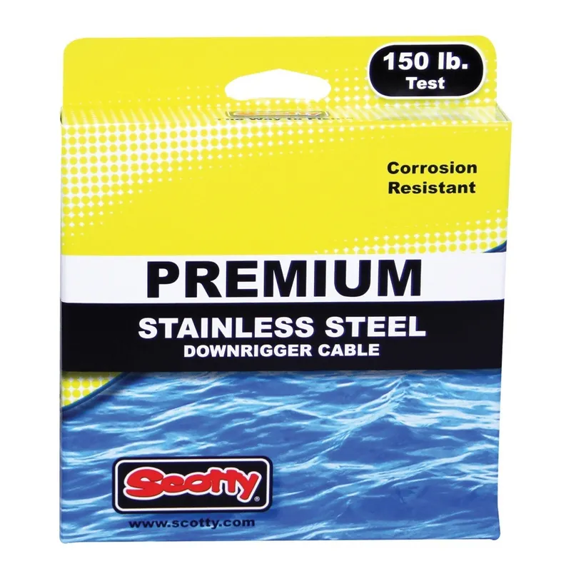 Scotty 300ft Premium Stainless Steel Replacement Cable One Day Deal