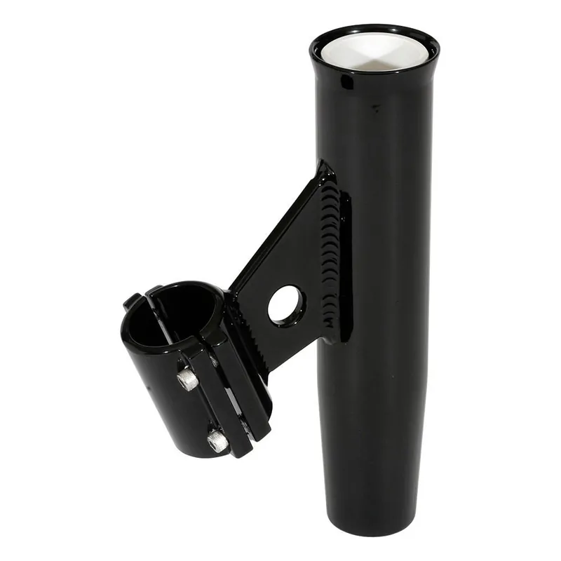 Special Discount Lee's RA5001BK Clamp-On Rod Holder - Black Aluminum - Vertical Mount - Fits 1.05 O.D. Pipe
