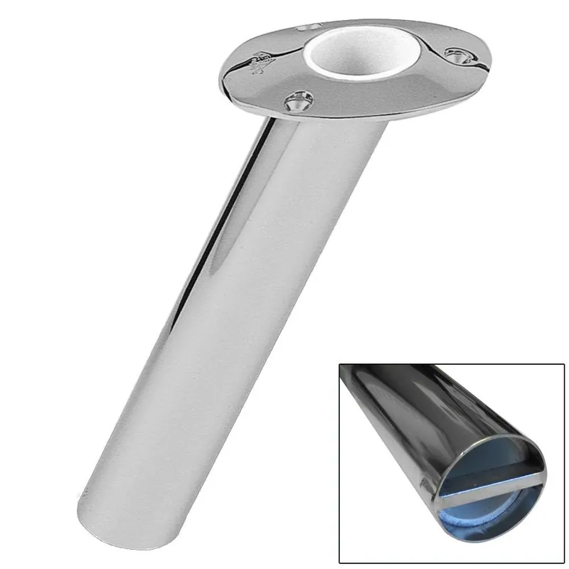 Discount Lee's RH530SSXS 30 Degree Stainless Steel Heavy Duty Bar Pin Rod Holder - 2.25" O.D.