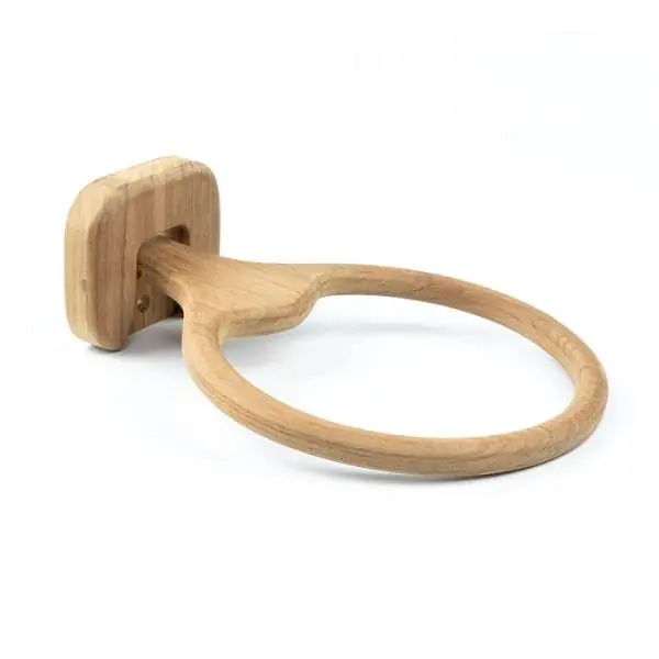Save Now Whitecap Small Teak Towel Ring