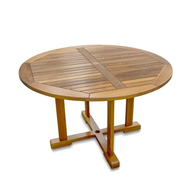 Whitecap Teak Round Dining Table Crafted