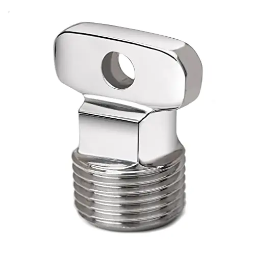 1/2″ NPT Thread Drain Plugs 316 Stainless Steel Boat Garboard Drain Plug Used in Boat Hulls Boat Hull Spare Garboard Drain Plug One Way Safety Plug Handmade