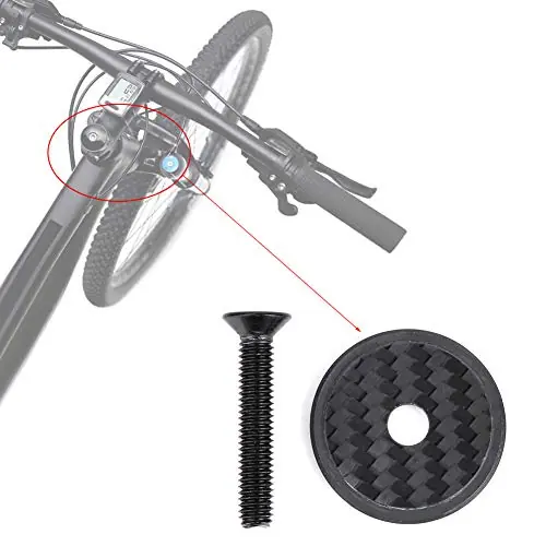 Wholesale 1/8 inch 3K Super Light Carbon Fiber Bicycle Stem Headset Top with Screw for Mountain Bike, 1/8 inch 3K Super Light Carbon Fiber Bicycle Stem stem stem bike stem headset headset t