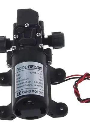 12V 130PSI 6L/Min High Pressure Diaphragm Water Pump Micro Electric Water Pump Self Priming Pump Automatic Switch Car Wash Best Seller