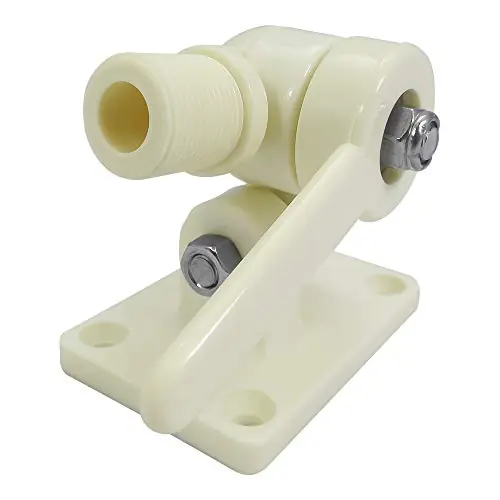 Instant Buy White Water 6506N Nylon Dual-Axis Antenna Ratchet Mount 4-Way. Color – Ivory