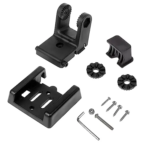Top Pick Wztepeng 7400931 Transducer Bracket, Transducer Mounting Plate for MHX XNT Model Transducers, Transom Hardware Kit Compatible with MHX XNT Transducer Mount