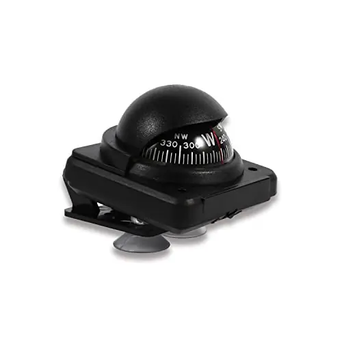 Trusted Brand Marine Navigation Multifunctional, Keenso Car Boat Marine Navigation Camping Mount Dashboard Digital for Car Vehicle Sea Marine Boat Ship Outdoor Trip