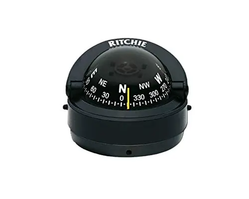 Must Have S-53 Ritchie Navigation Explorer Compass 2 3/4-Inch Dial with Surface Mount, Black