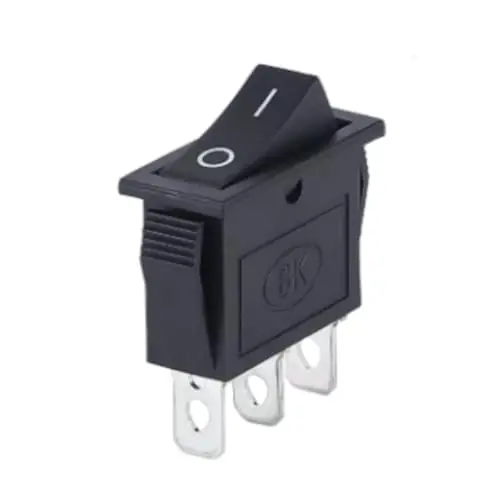 Buy Online (30pcs) Ship Type Switch Rocker Button KCD3 Rocker Small Power Switch 3-pin 2-Speed Ship Type Rocker Power Button 20A125V/16A250V Power Button Switch (Black)
