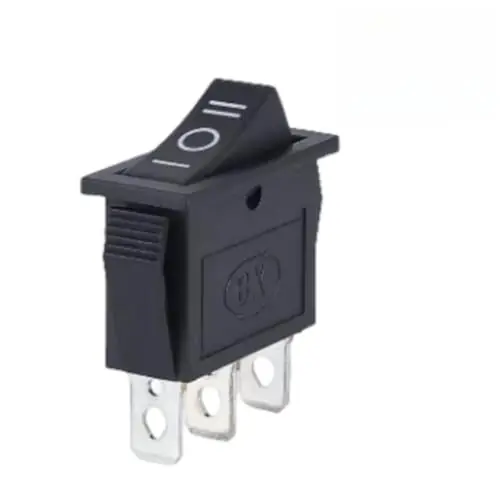 Secure Checkout (30pcs) Ship Type Switch Rocker Button KCD3 Rocker Small Power Switch 3-pin 3-Speed Ship Type Rocker Power Button 250V 16A Power Button Switch (Black)