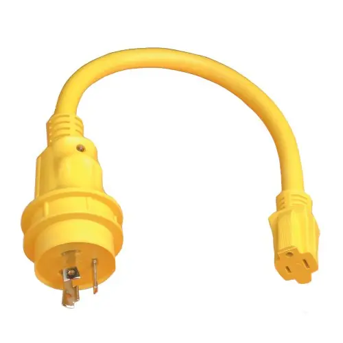 Special Offer 1 – Marinco Pigtail Adapter – 15A Female to 30A Male