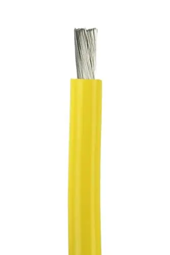 Must Have 12 AWG UL 1426 (The Real Thing) Marine Wire – Tinned Copper Boat Cable – 20 Feet – Yellow -Made in The U.S.A.