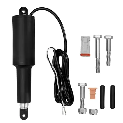 Instant Buy 15054-001 Actuator 101 STD Compatible with lenco Marine, 15054-001 Boat Trim Tab Actuator Replace for lenco 20400-001, lenco Trim Tab Actuator 2.25″ Stroke,12 V ,5/16″Top Hole and 6″ Wire Length.