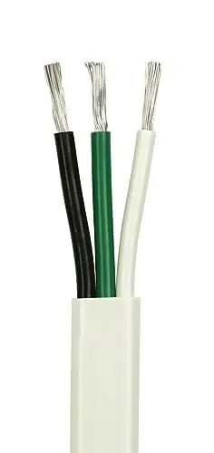 18 Gauge 3 Conductor Marine Wire – 20 ft Triplex Flat Marine Grade Wire Tinned Copper Oxygen-Free Insulated – 18/3 AWG UL 1426 Standard PVC Wire for Boat, Automotive, Speakers, Camper & Trailers Instant Buy
