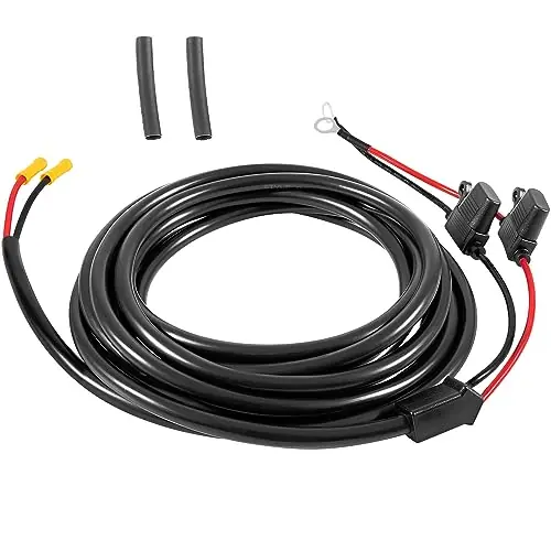 Luxury 1820089 MK-EC-15 Battery Charger Extension Cable for Minn Kota Battery Chargers, 15 feet, Black