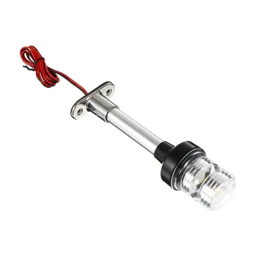 Buy Today 2 Marine All-round Light Navigation Anchor Lights Stern Light for Fishing Boat All-round Led Lights Fixed Mount Navigation Light 360° Led Lamp for Boat Diving Aluminum