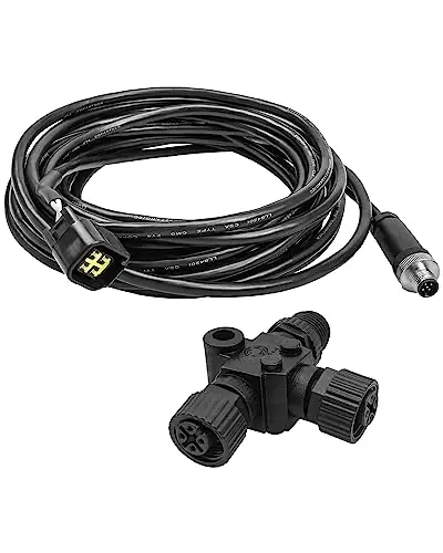 23ft/7m Engine Interface Cable with T-Connector Fit for Yamaha Outboard Engine 2006-2023 Replace 000-0120-37 3004.6865 New Release
