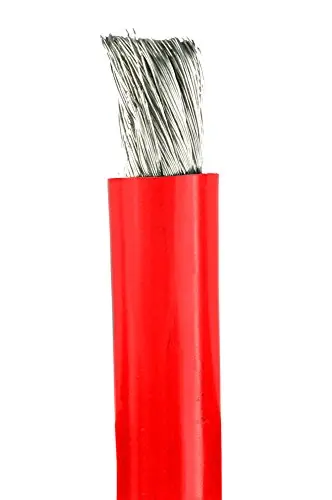 4/0 AWG UL 1426 (The Real Thing) Marine Wire – Tinned Copper Battery Boat Cable – 10 Feet – Red – Made in The USA Direct From Factory