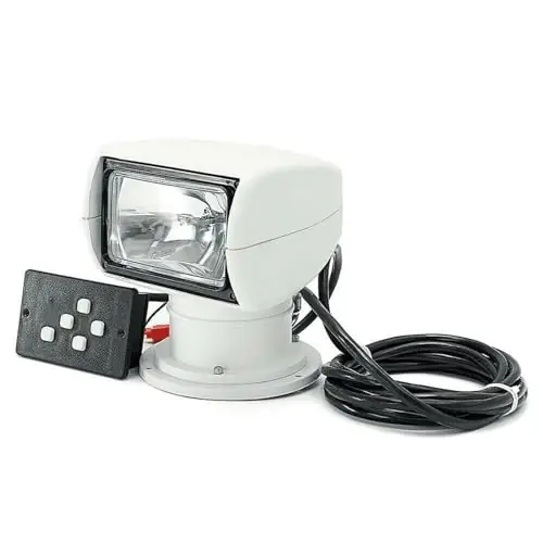 Fan Favorite ALLPHA Remote Control Spotlight for Boat Truck Car Marine Yacht Searchlight 24V 100W White Waterproof 360 Degree Rotate Omnibearing Lighting