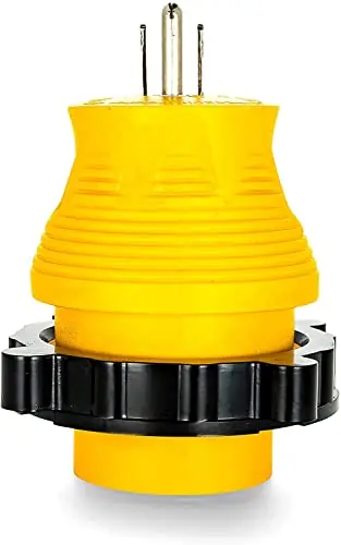 Amp Up Marine & RV Cords 125v 15 Amp Household Male x 125v 30 Amp Female Marine Shore Power Boat Professional Grade