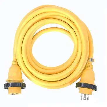 Amp Up Marine & RV Cords 125v 30 amp x 50′ Marine Shore Power Boat Extension Cord, 50 ft – 21315 Instant Buy