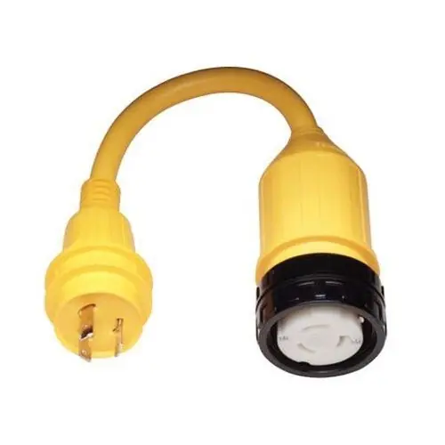 AMRM-111A * Marinco Pigtail Adapter 30 Amp Locking to 50 Amp Locking Flash Sale