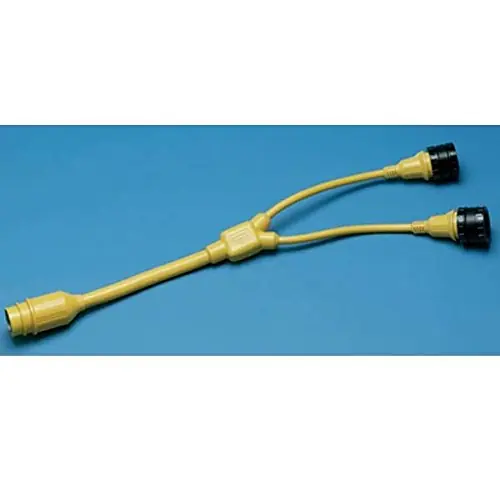 Final Sale AMRM-153AY * Marinco Y Adapter 2-30A 125V Female to 50A 125/250V Male