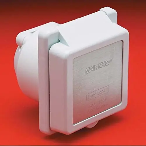 Budget AMRM-301EL-B Marinco 30 Amp Standard Shore Power Inlet 30 Amp 125V